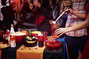 Look after your party guests.