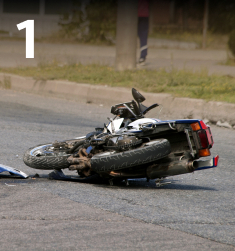 Bike crash